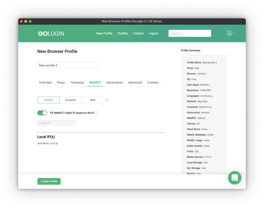 Настраиваем Timezone WebRTC Geolocation Настраиваем Timezone WebRTC Geolocation