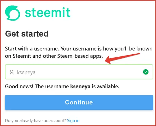 Поле после ввода логина Поле после ввода логина