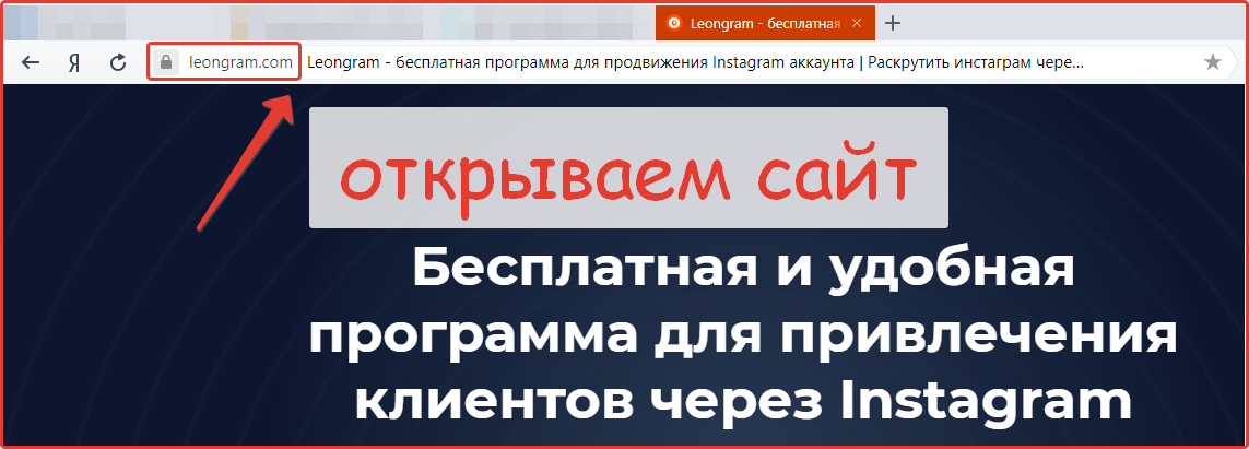 Официальный сайт разработчика leongram.com