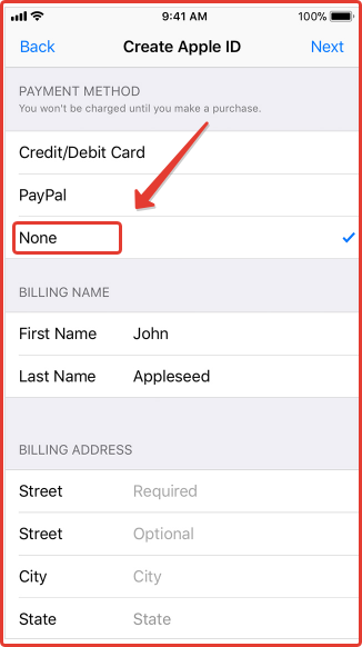 Comment créer et restaurer un compte Apple ID, étape n° 2